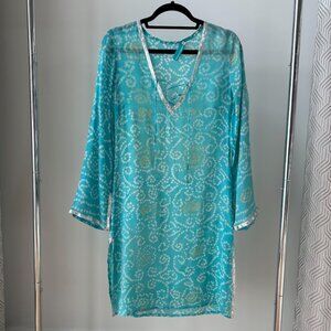 Melissa Odabash Aqua Tunic